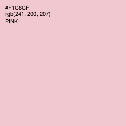 #F1C8CF - Pink Color Image