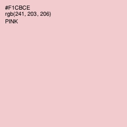 #F1CBCE - Pink Color Image