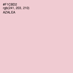 #F1CBD2 - Azalea Color Image