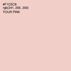 #F1CEC8 - Your Pink Color Image