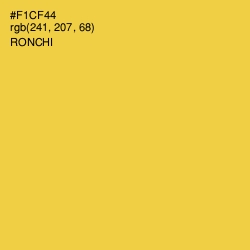 #F1CF44 - Ronchi Color Image