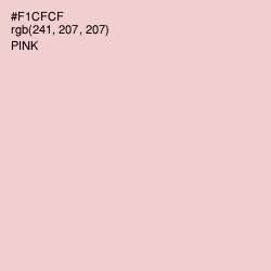 #F1CFCF - Pink Color Image