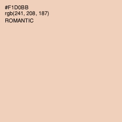 #F1D0BB - Romantic Color Image