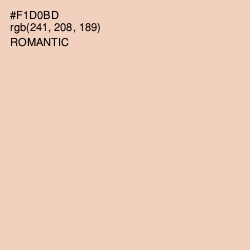 #F1D0BD - Romantic Color Image