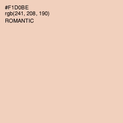 #F1D0BE - Romantic Color Image