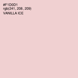 #F1D0D1 - Vanilla Ice Color Image