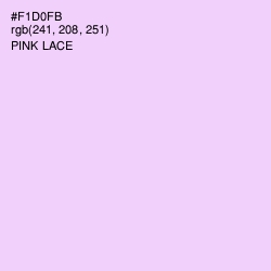 #F1D0FB - Pink Lace Color Image