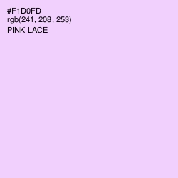 #F1D0FD - Pink Lace Color Image