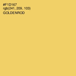 #F1D167 - Goldenrod Color Image