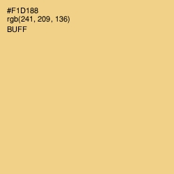 #F1D188 - Buff Color Image