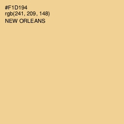 #F1D194 - New Orleans Color Image