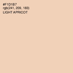 #F1D1B7 - Light Apricot Color Image