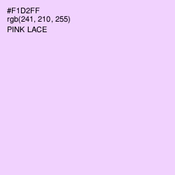 #F1D2FF - Pink Lace Color Image