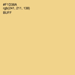 #F1D38A - Buff Color Image