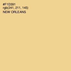 #F1D391 - New Orleans Color Image