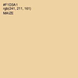 #F1D3A1 - Maize Color Image