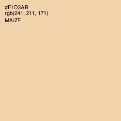 #F1D3AB - Maize Color Image