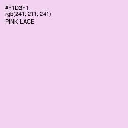 #F1D3F1 - Pink Lace Color Image