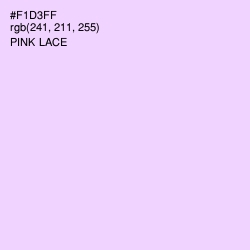 #F1D3FF - Pink Lace Color Image