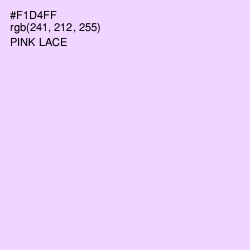 #F1D4FF - Pink Lace Color Image