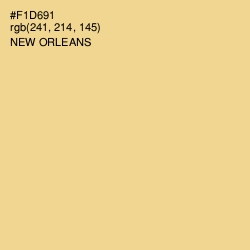 #F1D691 - New Orleans Color Image