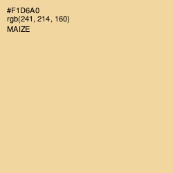 #F1D6A0 - Maize Color Image