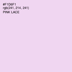 #F1D6F1 - Pink Lace Color Image
