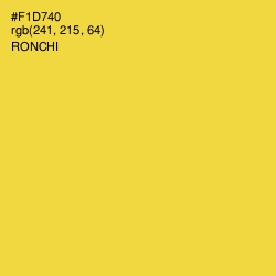 #F1D740 - Ronchi Color Image