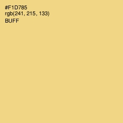 #F1D785 - Buff Color Image