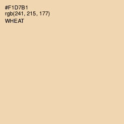 #F1D7B1 - Wheat Color Image