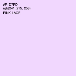 #F1D7FD - Pink Lace Color Image