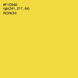 #F1D940 - Ronchi Color Image