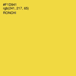 #F1D941 - Ronchi Color Image