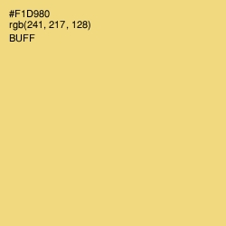 #F1D980 - Buff Color Image