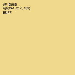 #F1D98B - Buff Color Image