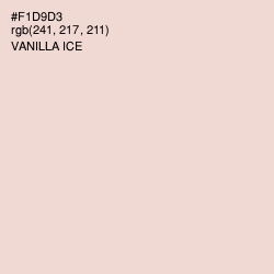 #F1D9D3 - Vanilla Ice Color Image