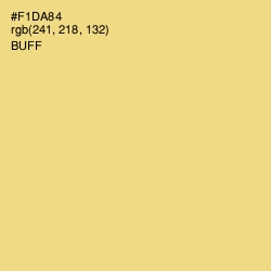 #F1DA84 - Buff Color Image