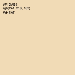 #F1DAB6 - Wheat Color Image
