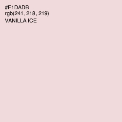 #F1DADB - Vanilla Ice Color Image