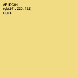 #F1DC84 - Buff Color Image