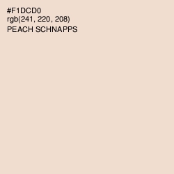 #F1DCD0 - Peach Schnapps Color Image