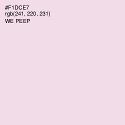 #F1DCE7 - We Peep Color Image