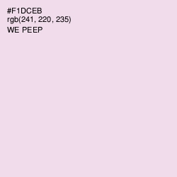 #F1DCEB - We Peep Color Image