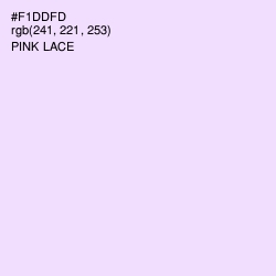 #F1DDFD - Pink Lace Color Image