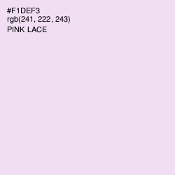 #F1DEF3 - Pink Lace Color Image