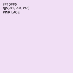 #F1DFF5 - Pink Lace Color Image