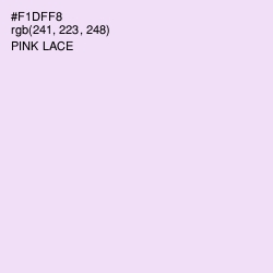 #F1DFF8 - Pink Lace Color Image