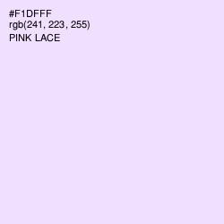 #F1DFFF - Pink Lace Color Image