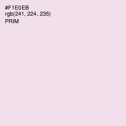 #F1E0EB - Prim Color Image