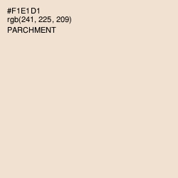 #F1E1D1 - Parchment Color Image